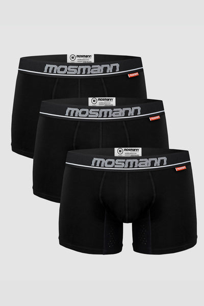 3-pack Bamboo Trunks - Ulysses - Black - image 1
