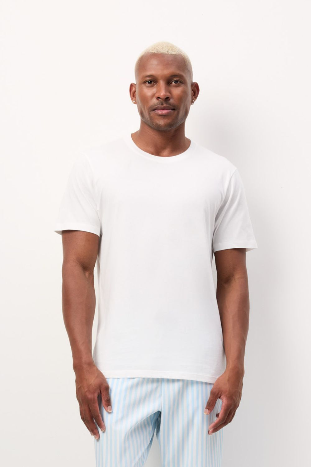 Daydreamer T-Shirt & Long Pants - Baby Blue Strp - image 4