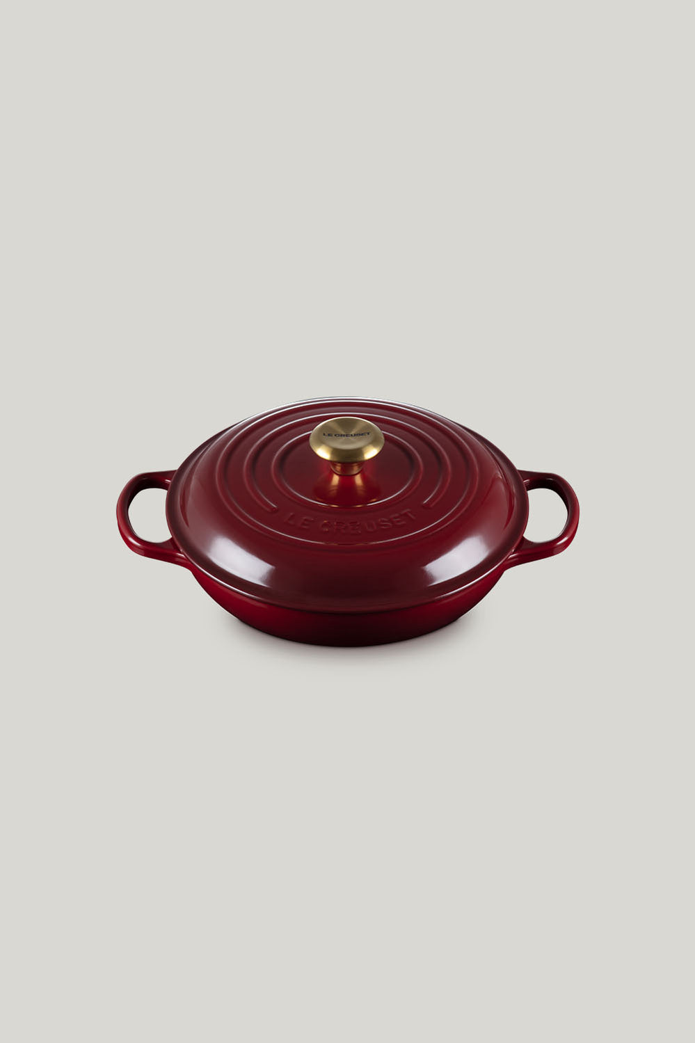 Signature Cast Iron Shallow Casserole 26cm - Garnet - image 1