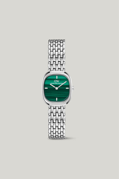 Corta Malachite Grain-link Silver Watch - Silver - image 1