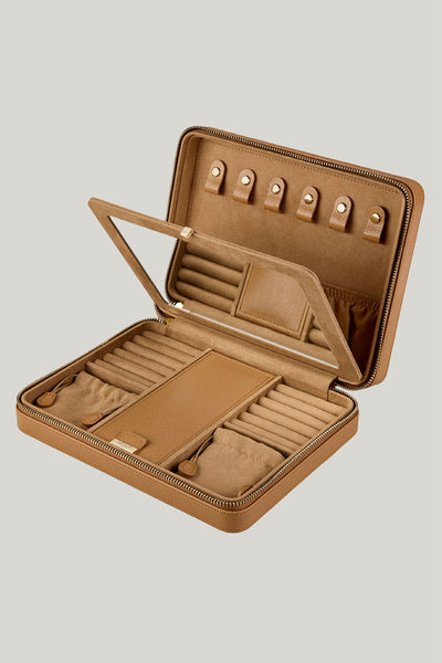 Lauren Large Zip Case Caramel - Caramel - image 3