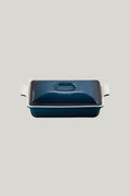 Stoneware Heritage Covered Rectangular Dish 33cm - Nuit - image 1