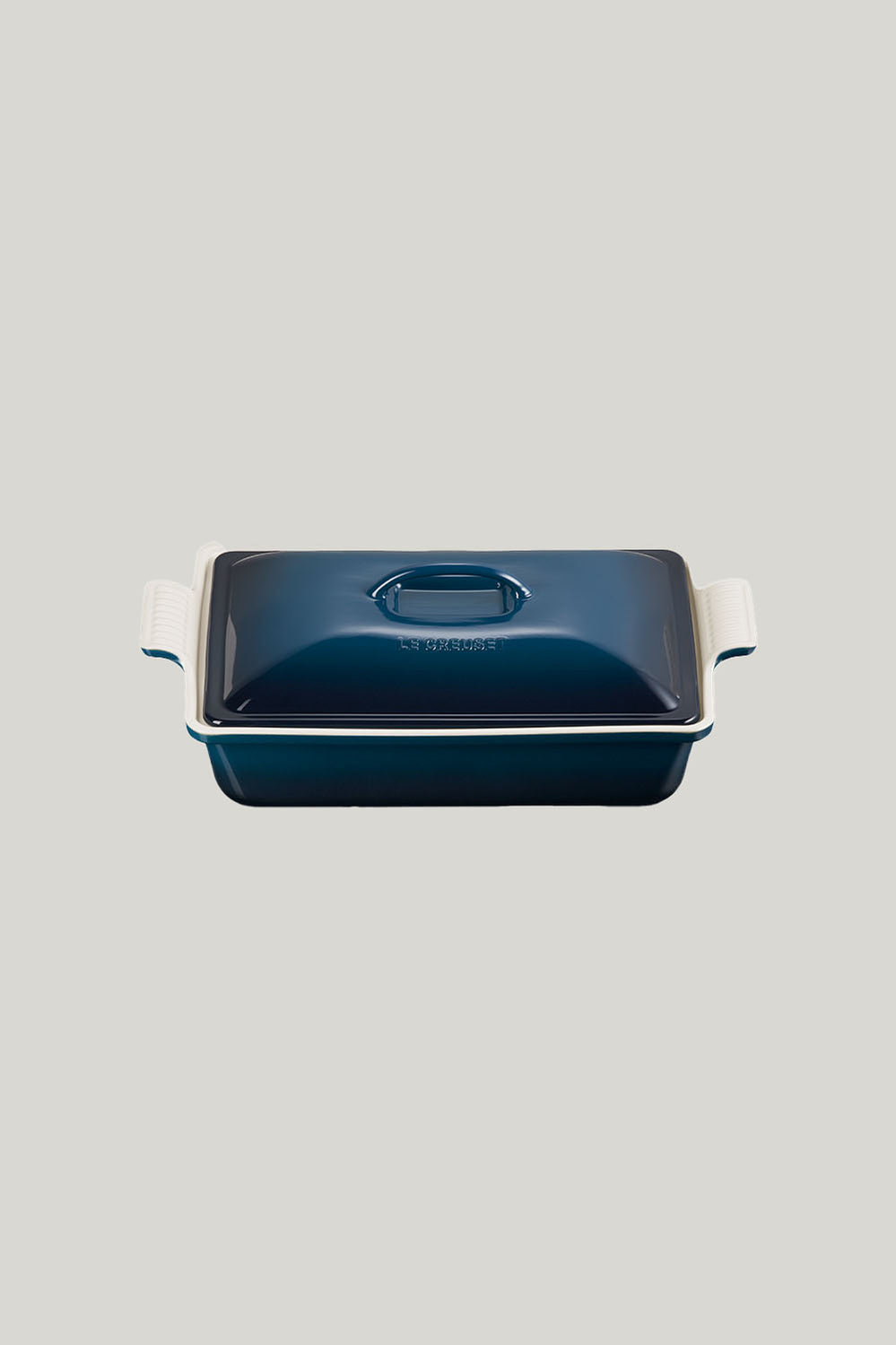 Stoneware Heritage Covered Rectangular Dish 33cm - Nuit - image 1