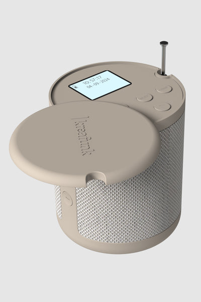 Dabbie Dab+ Fm Radio And Bluetooth Speaker - Ivory Sand - Beige - image 2