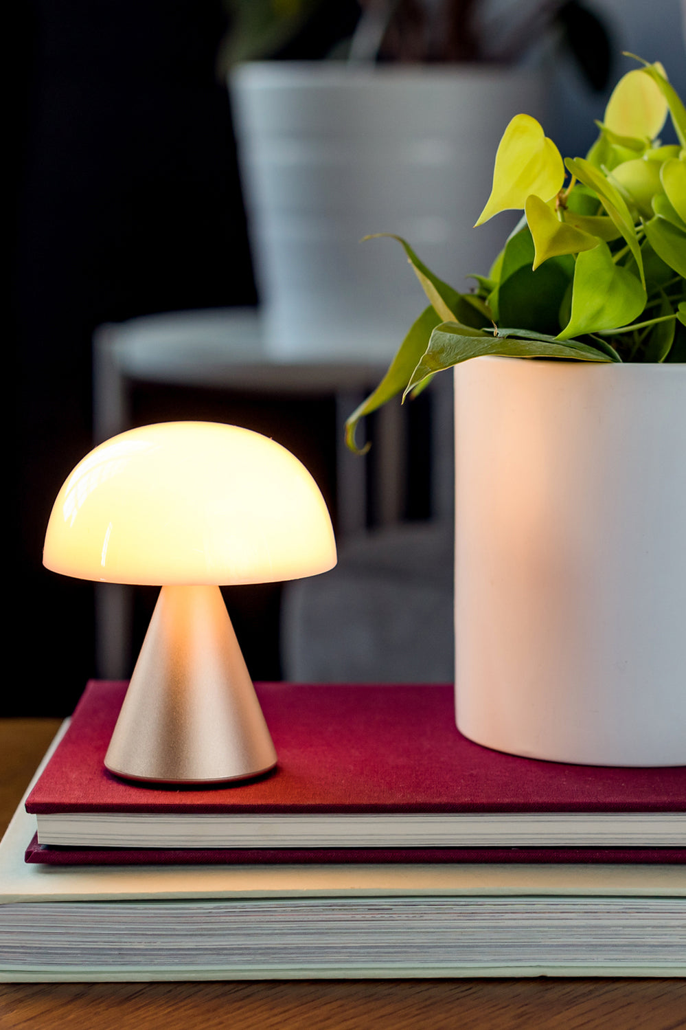 Mina M Medium Portable Led Lamp - Gold - Gold - image 4