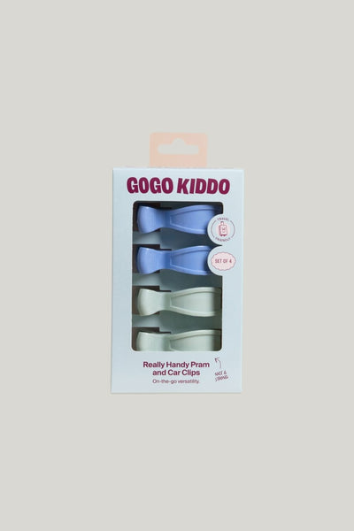 Really Handy Pram And Car Clips 4-pack - Seafoam/periwinkle - Periwinkle - image 1