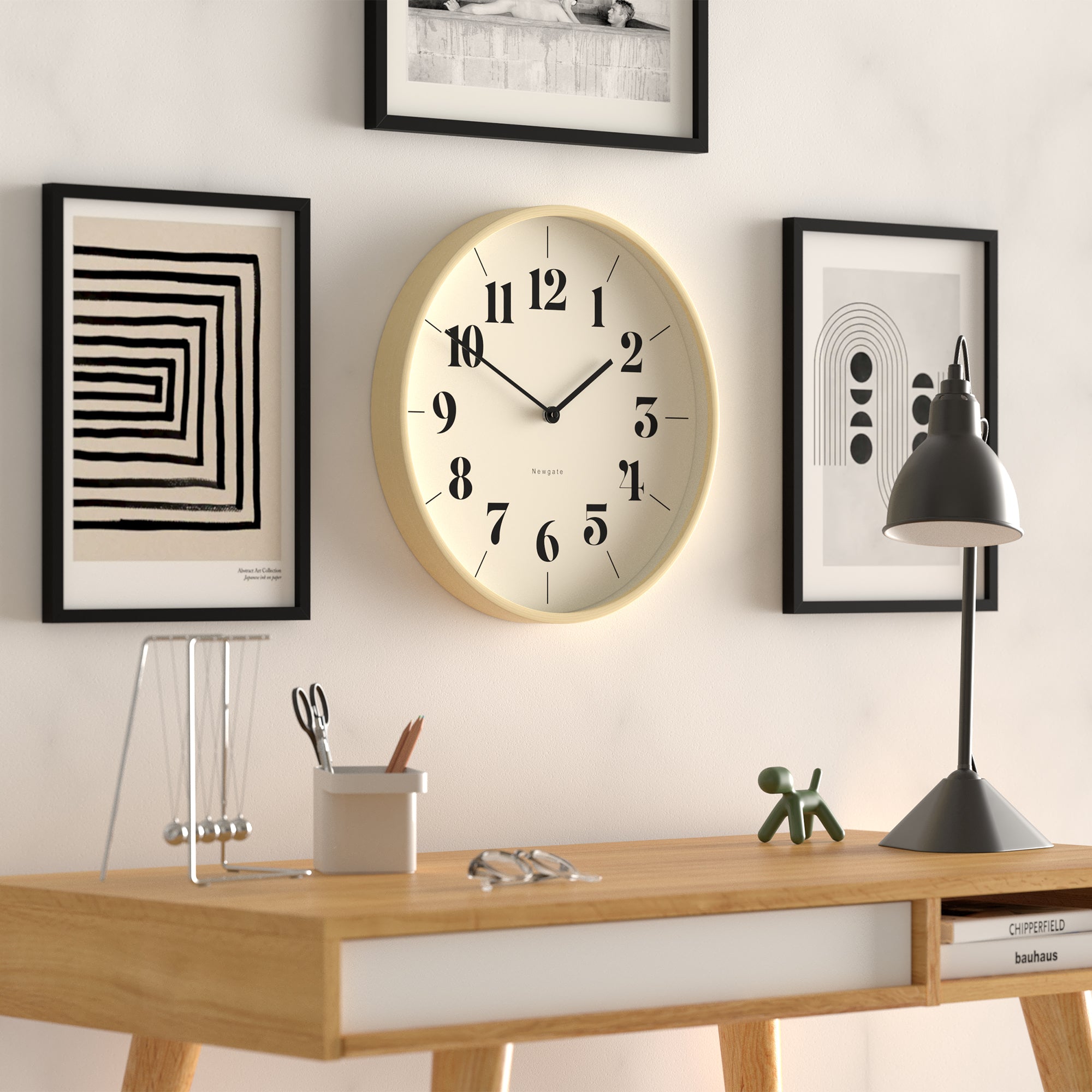 Mr Clarke Clock - Pale Wood Hopscotch Dial – Country Road