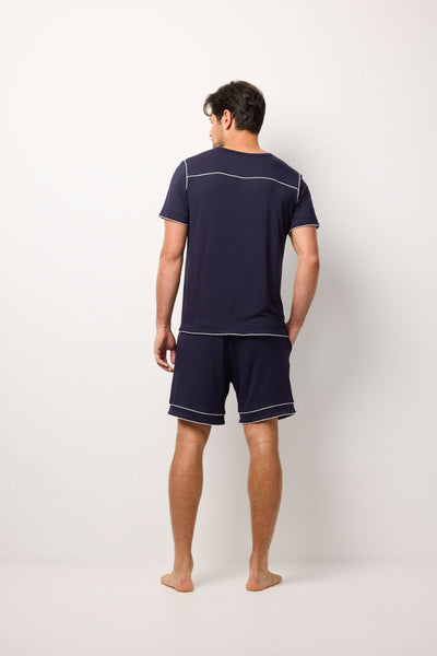 Nox T-Shirt & Boxer Shorts - French Navy - image 4