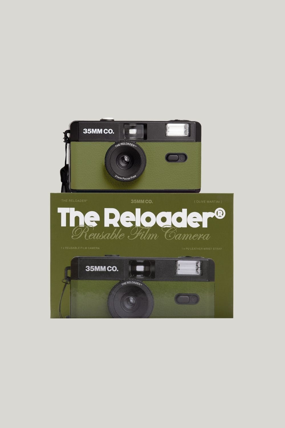 The Reloader Reusable Film Camera - Olive - image 1