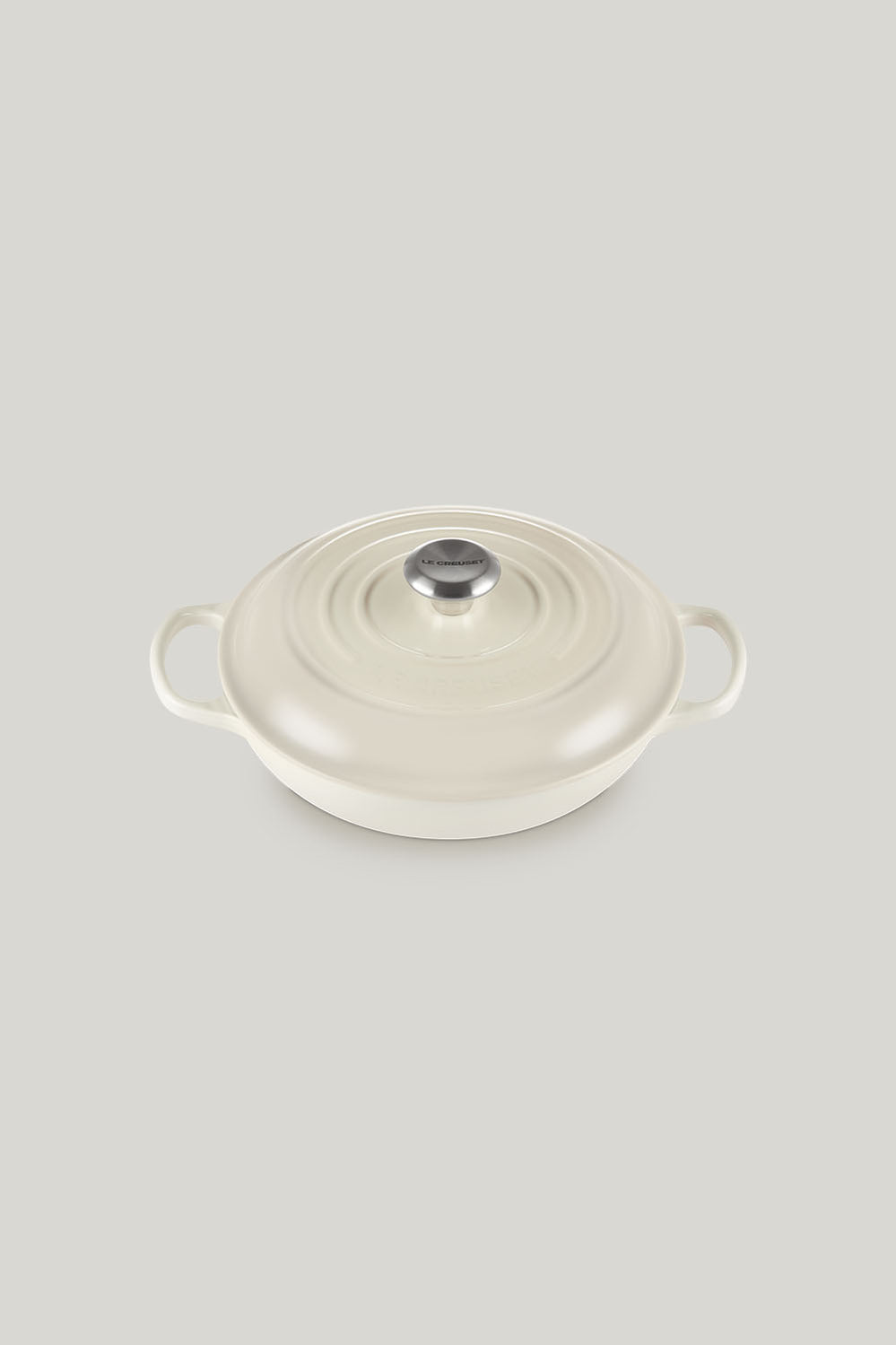 Signature Cast Iron Shallow Casserole 26cm - Meringue - image 1