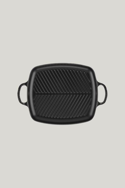Signature Cast Iron Rectangular Grill 30*26cm - Matte Black - image 3