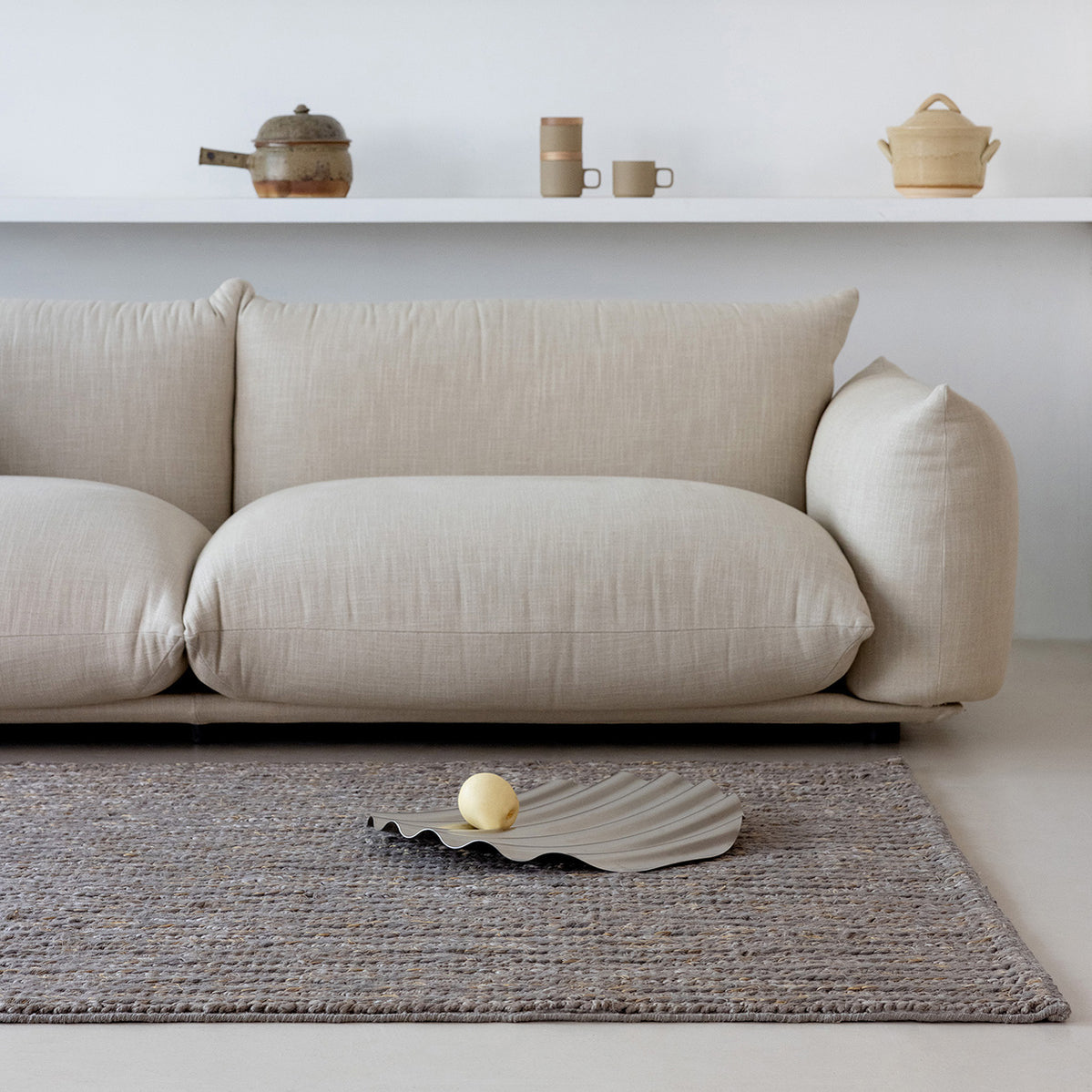 Craft Plait Stone Rug 200x140cm - Stone - image 3