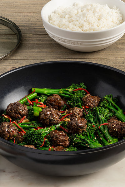 Non Stick Ceramic Wok Pan 32cm - NO COLOUR - image 2