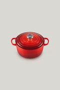 Signature Cast Iron Round Casserole 24cm - Cerise - image 1