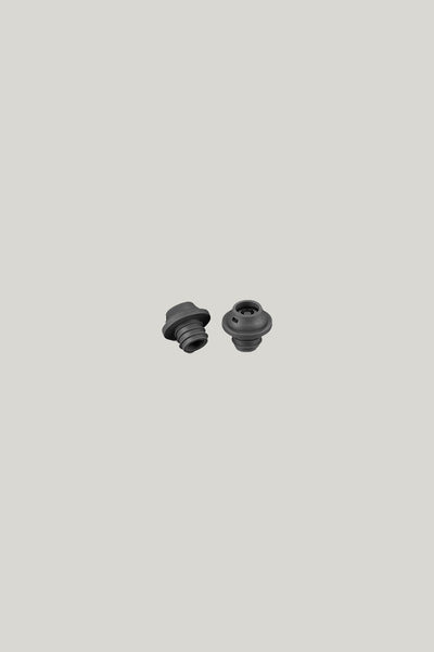 Set Of 2 Wine Stoppers Wa138 - Black Onyx - image 1