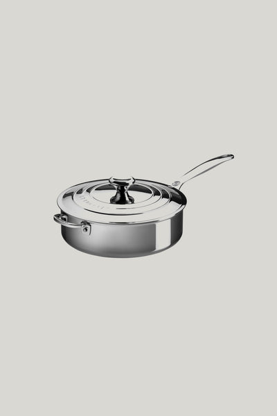 Signature Stainless Steel 3ply Saute Pan With Lid 26cm - Stainless Steel - image 1