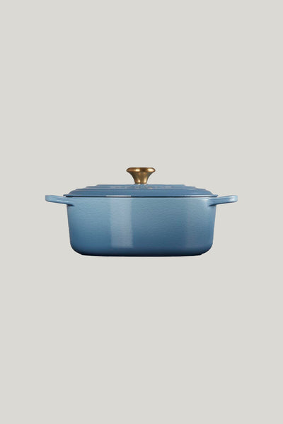 Signature Cast Iron Oval Casserole 29cm - Chambray - image 2
