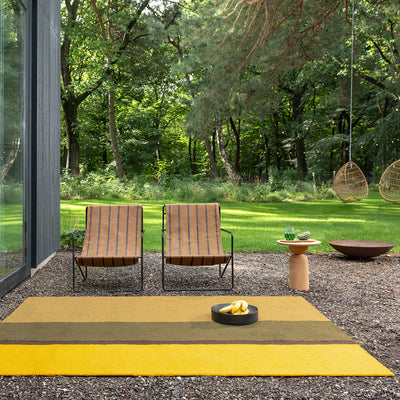 Habitat Festival Stripe Yellow Outdoor Rug 280x200cm - Bright Yellow - image 2