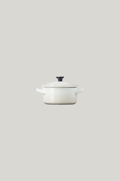 Stoneware Mini Cocotte 10cm - Meringue - image 2