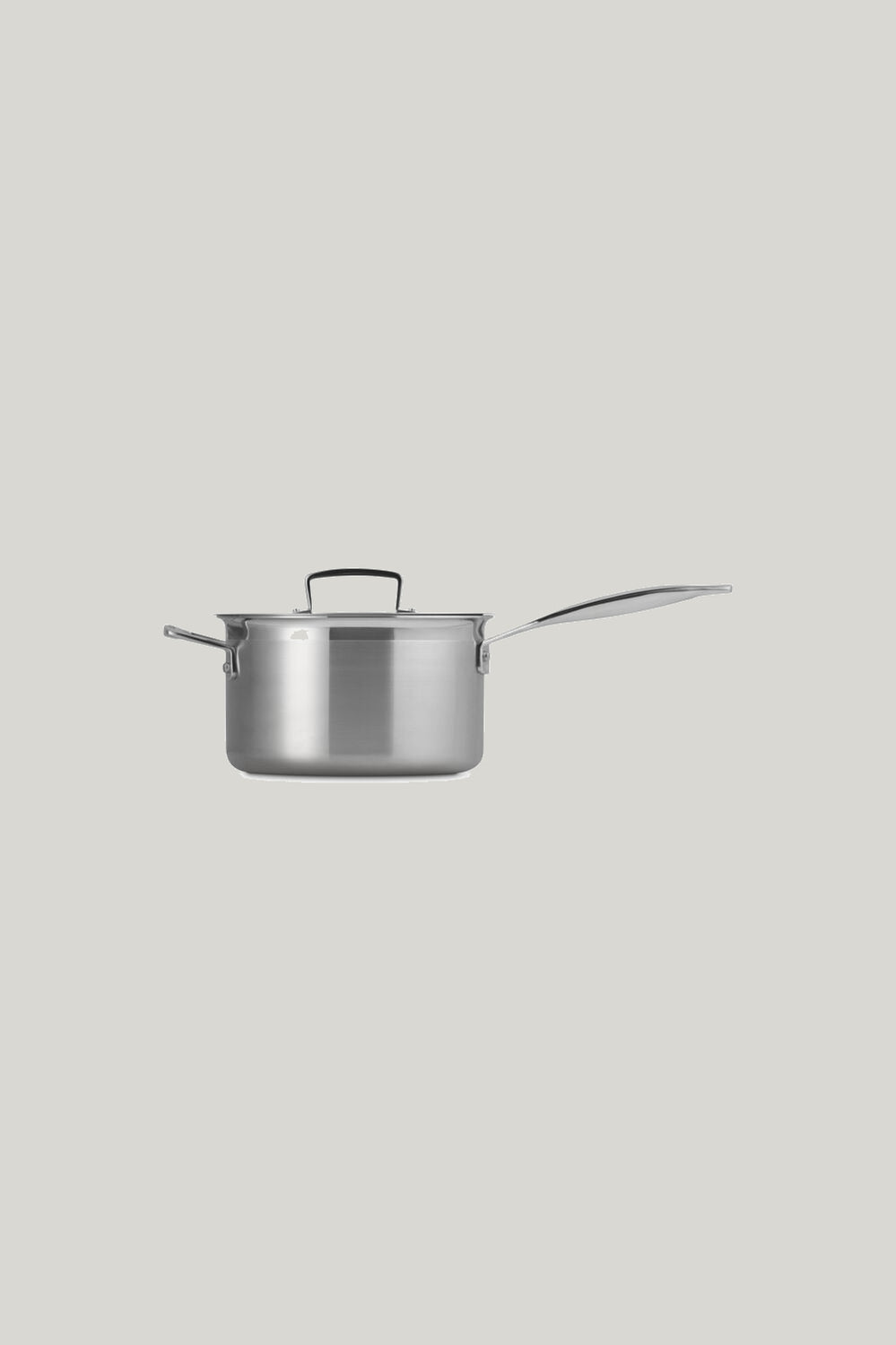 3ply Stainless Steel Saucepan With Lid 20cm - Stainless Steel - image 2