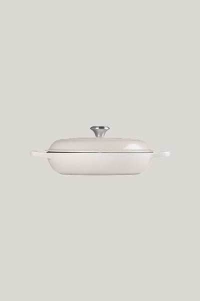 Signature Cast Iron Shallow Casserole 30cm - Meringue - image 2
