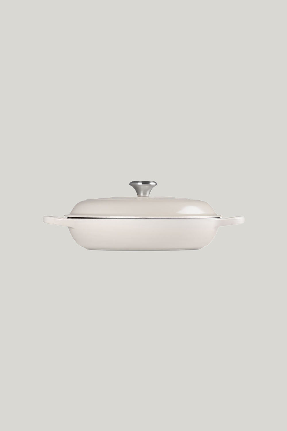 Signature Cast Iron Shallow Casserole 30cm - Meringue - image 2