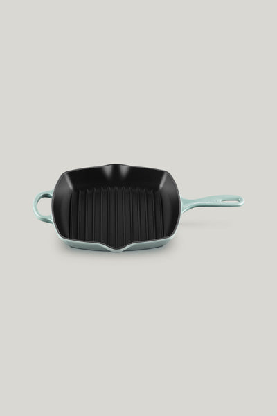 Signature Cast Iron Square Grillit 26cm - Sea Salt - image 1