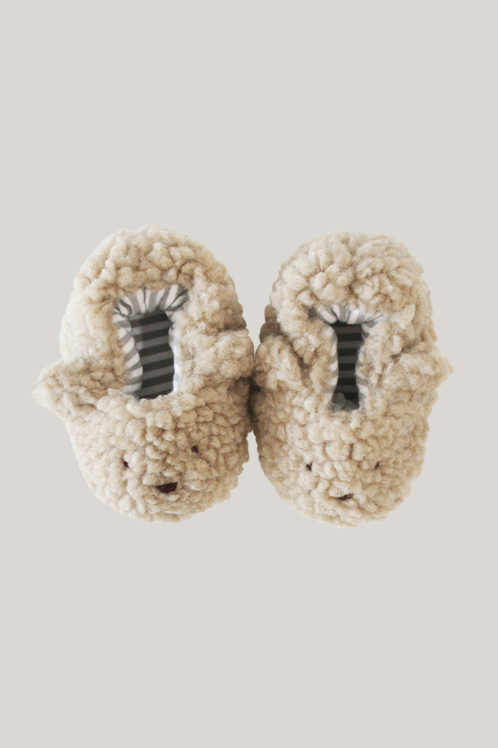 Baby Bear Booties - Oatmeal - image 1