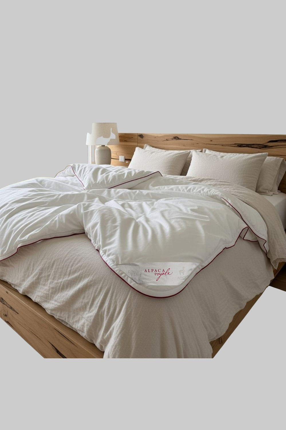 Alpaca Royale All-seasons Quilt Set (2 Quilts) - White - image 4