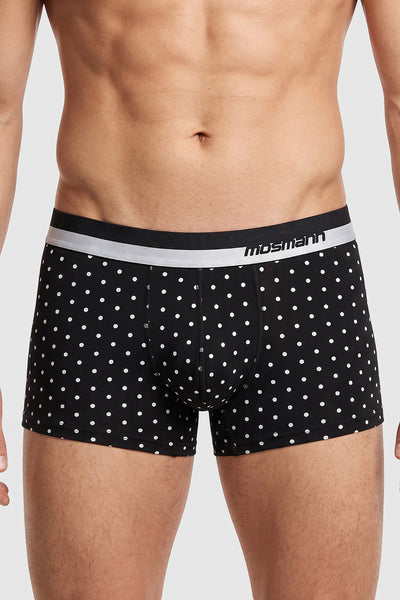 3-pack Bamboo Trunks - Cosmos - Black - image 2