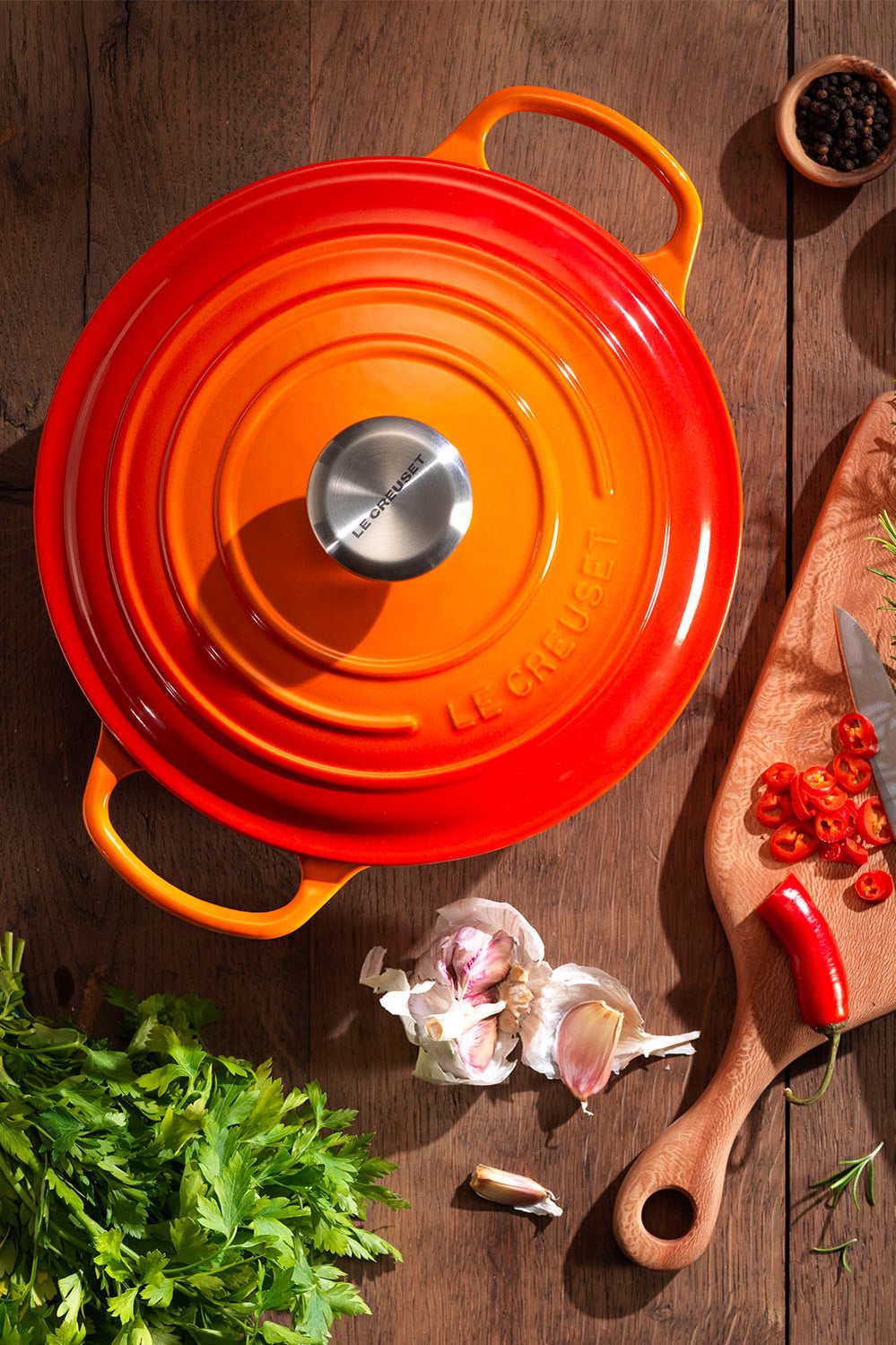 Signature Cast Iron Round Casserole 26cm - Volcanic - image 3