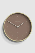 Mr Clarke Clock - Pale Wood Burnt Sienna - Brown - image 1