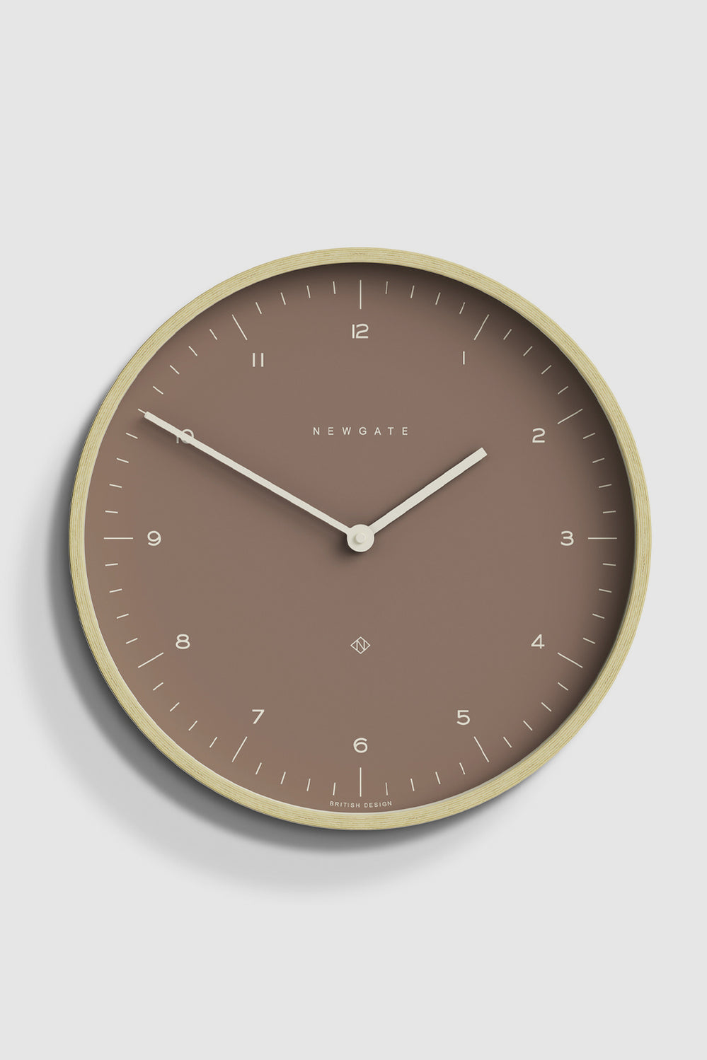 Mr Clarke Clock - Pale Wood Burnt Sienna - Brown - image 1