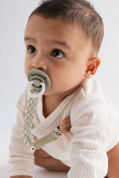 Pacifier Clip - Blush/ivory - Blush - image 3