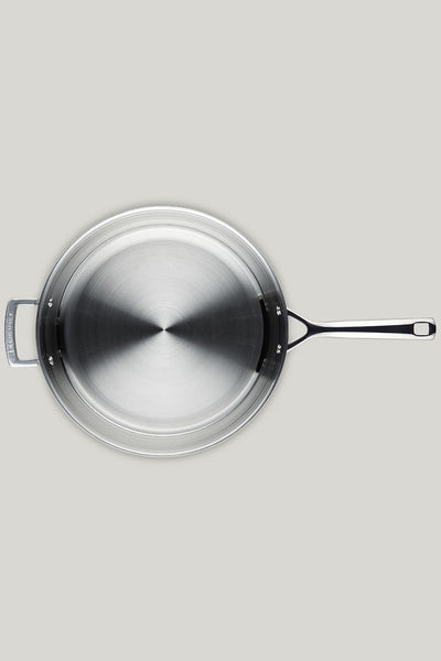 3ply Stainless Steel Uncoated Frying Pan 32cm - Stainless Steel - image 3