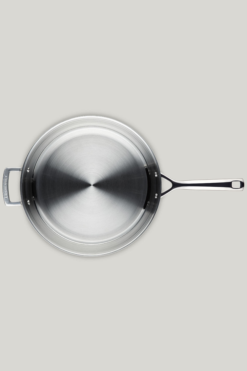 3ply Stainless Steel Uncoated Frying Pan 32cm - Stainless Steel - image 3