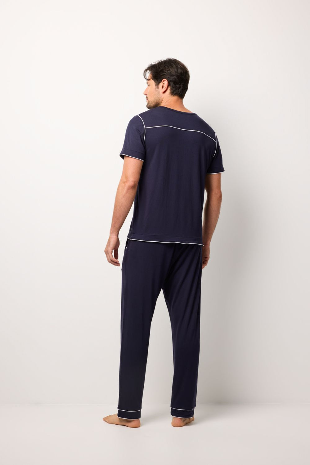 Nox T-Shirt & Long Pants - French Navy - image 3