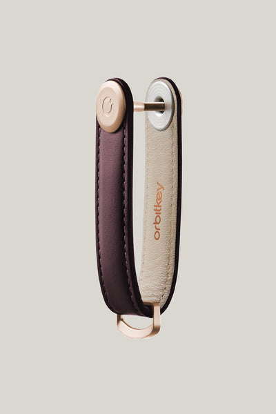 Leather Key Organiser - WINE - image 2