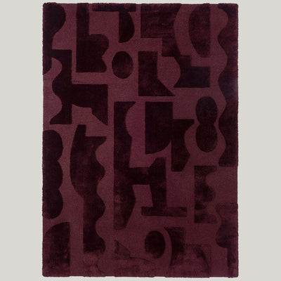 Twinset Mural Burgundy Rug 200x140cm - Burgundy - image 1