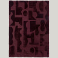 Twinset Mural Burgundy Rug 280x200cm - Burgundy - image 1