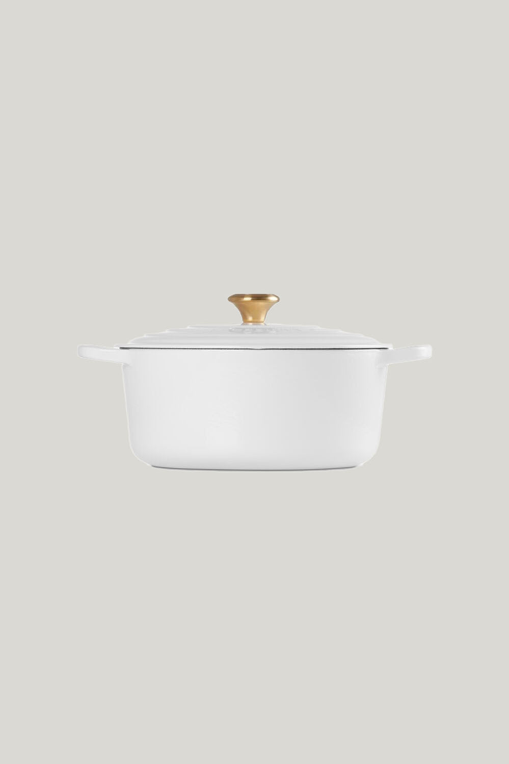 Signature Cast Iron Round Casserole 28cm - White - image 2