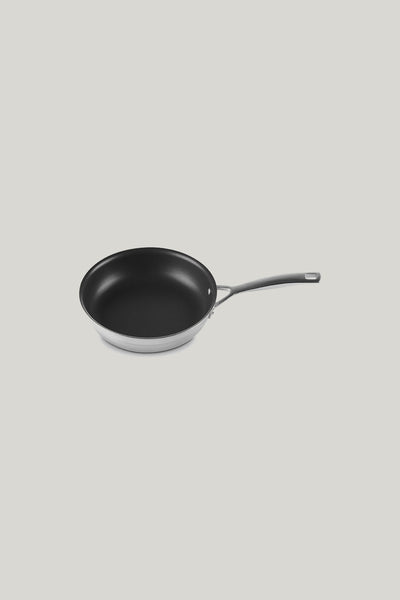 3ply Stainless Steel Non Stick 2piece Frypan Set 24/28cm - Stainless Steel - image 2