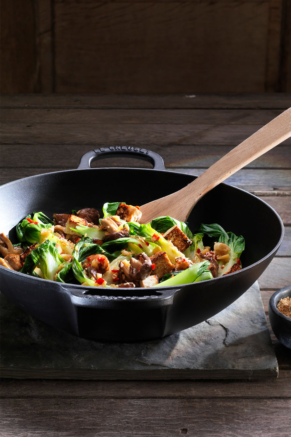 Cast Iron Balti Dish 24cm - Matte Black - image 4