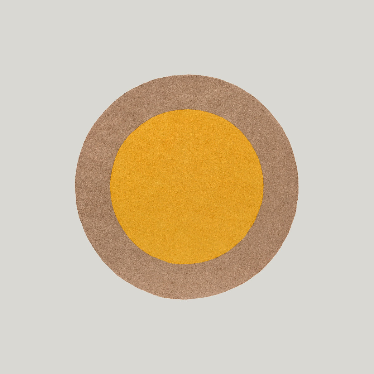 Habitat Festival Round Yellow Outdoor Rug 150x150cm - Beige - image 1