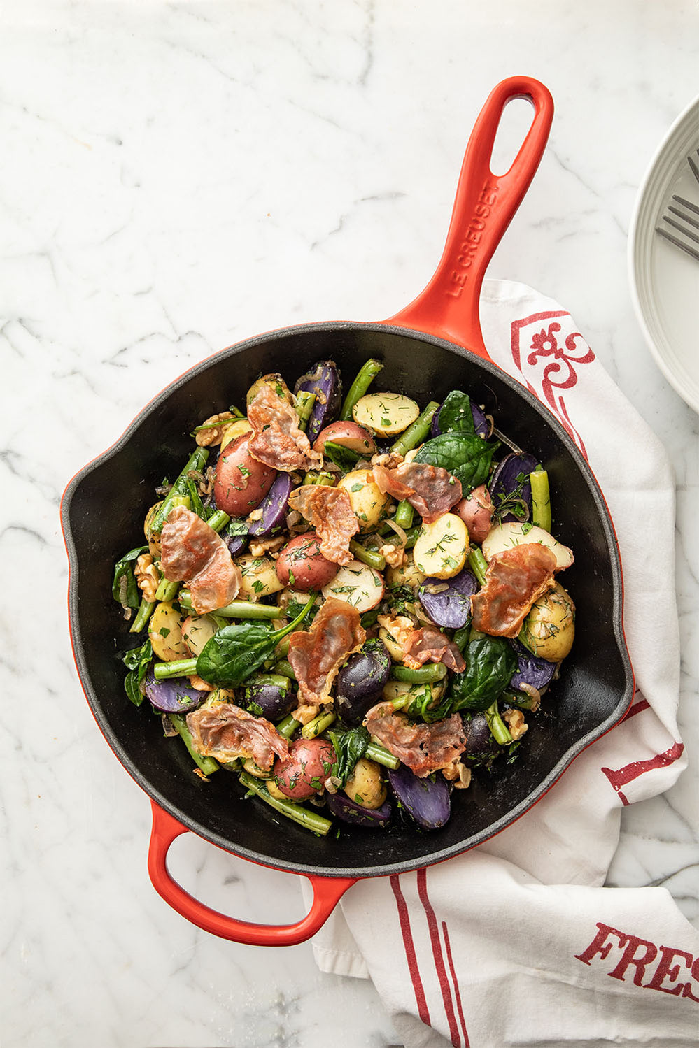 Signature Cast Iron Round Skillet 30cm - Cerise - image 3
