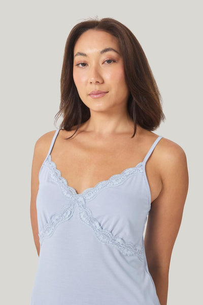 Mabel Bamboo Cami And Short Set - Blue - image 4