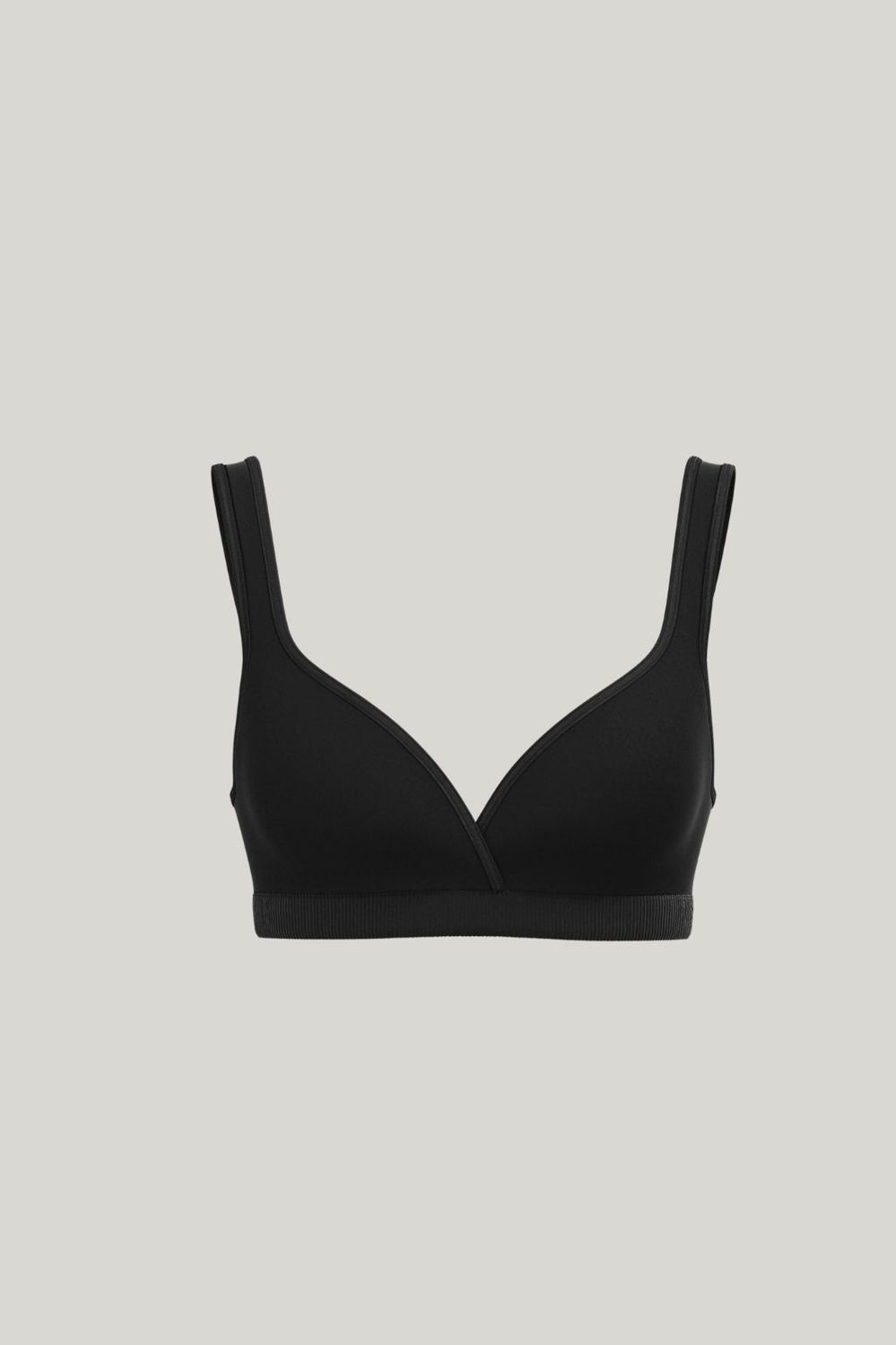 Leakproof Night Maternity Bralette - Black - image 1