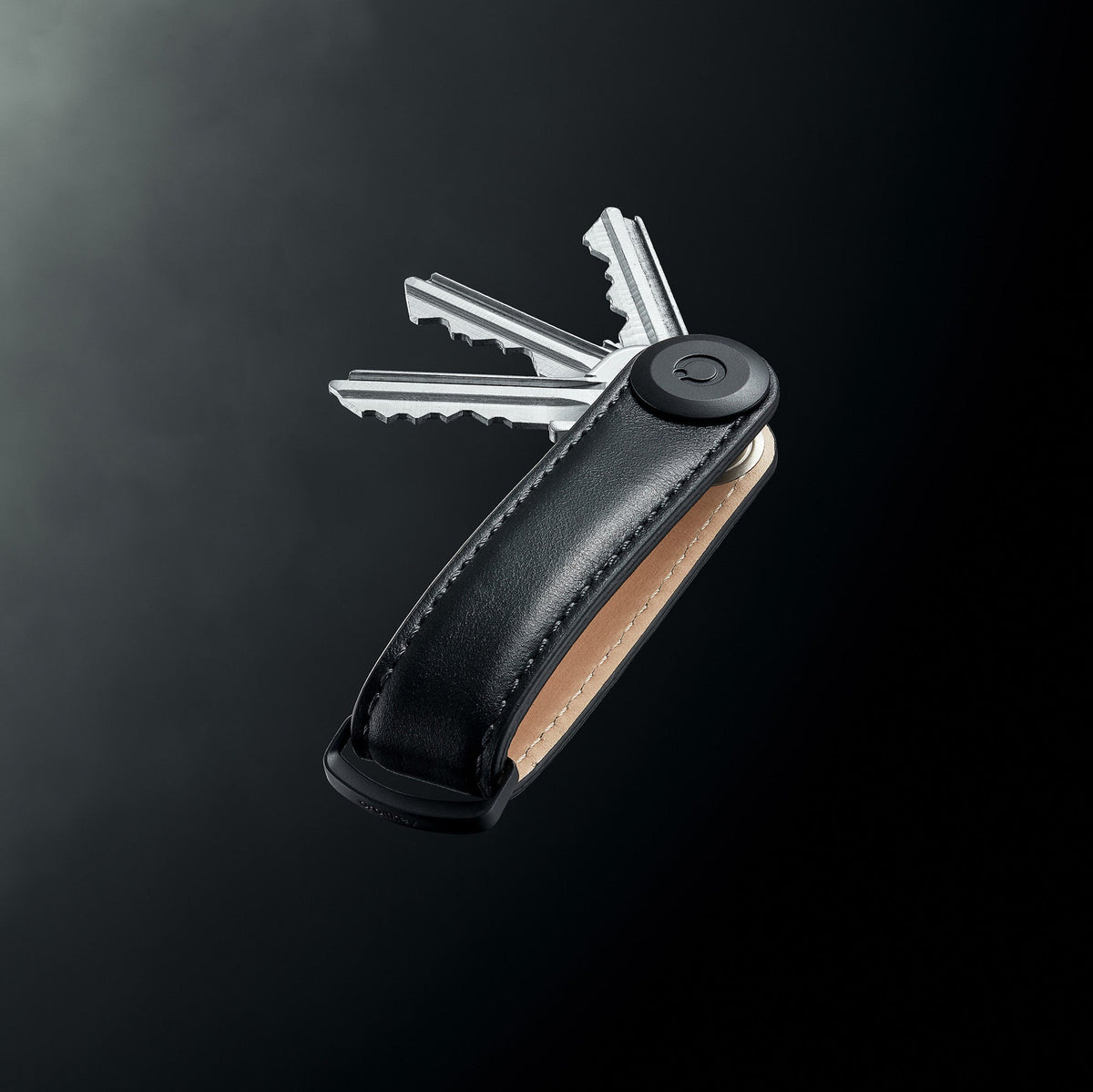 Leather Key Organiser - Black - image 4