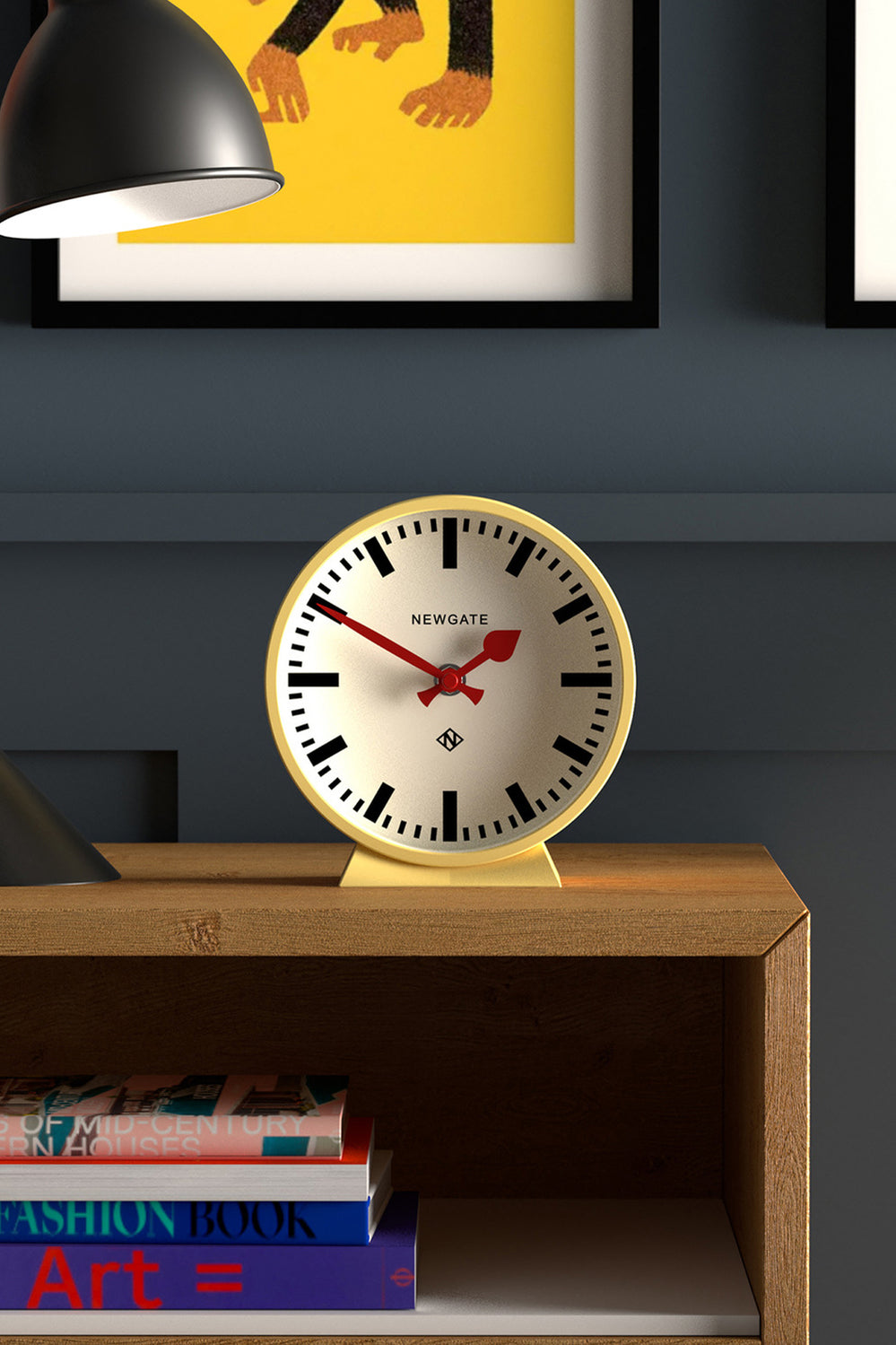 Railway Mantel Clock - Cheeky Yellow - Yellow - image 2