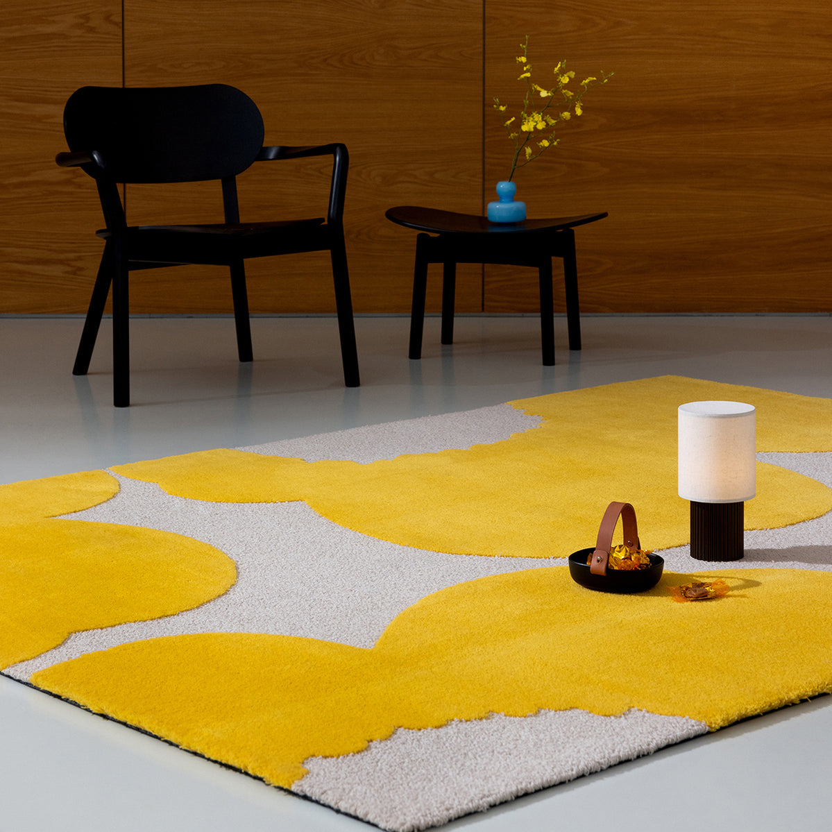 Iso Unikko Yellow Rug 240x170cm - Sunflower - image 2